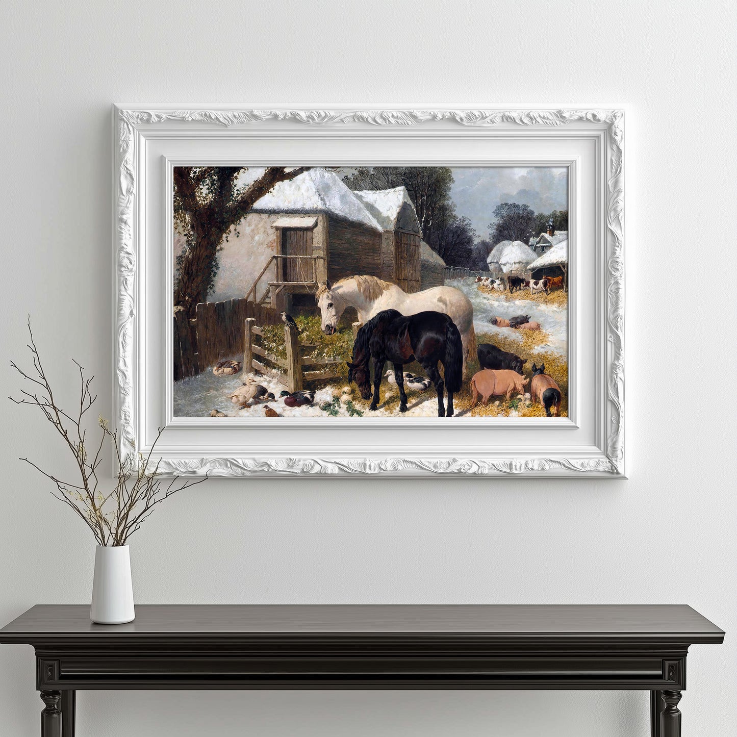 Winter Farmstead Harmony