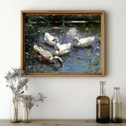 Ducks on Tranquil Waters
