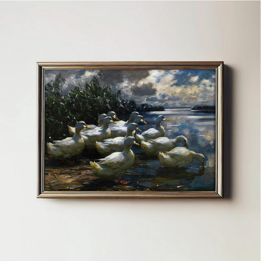 Reflective Ducks Gathering