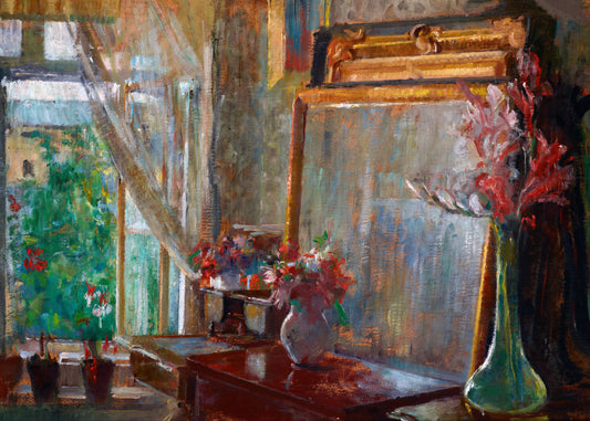 Sunlit Floral Corner