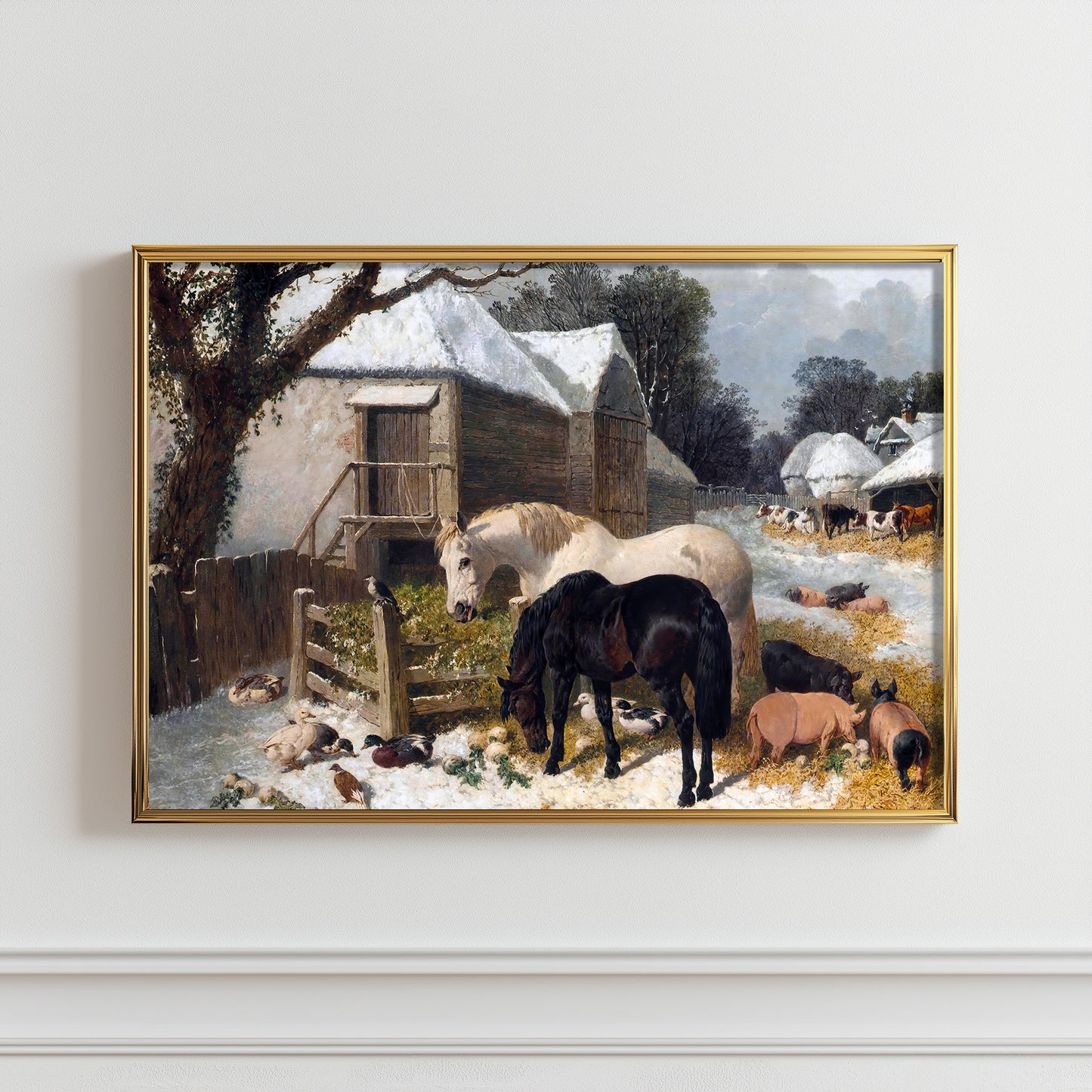 Winter Farmstead Harmony