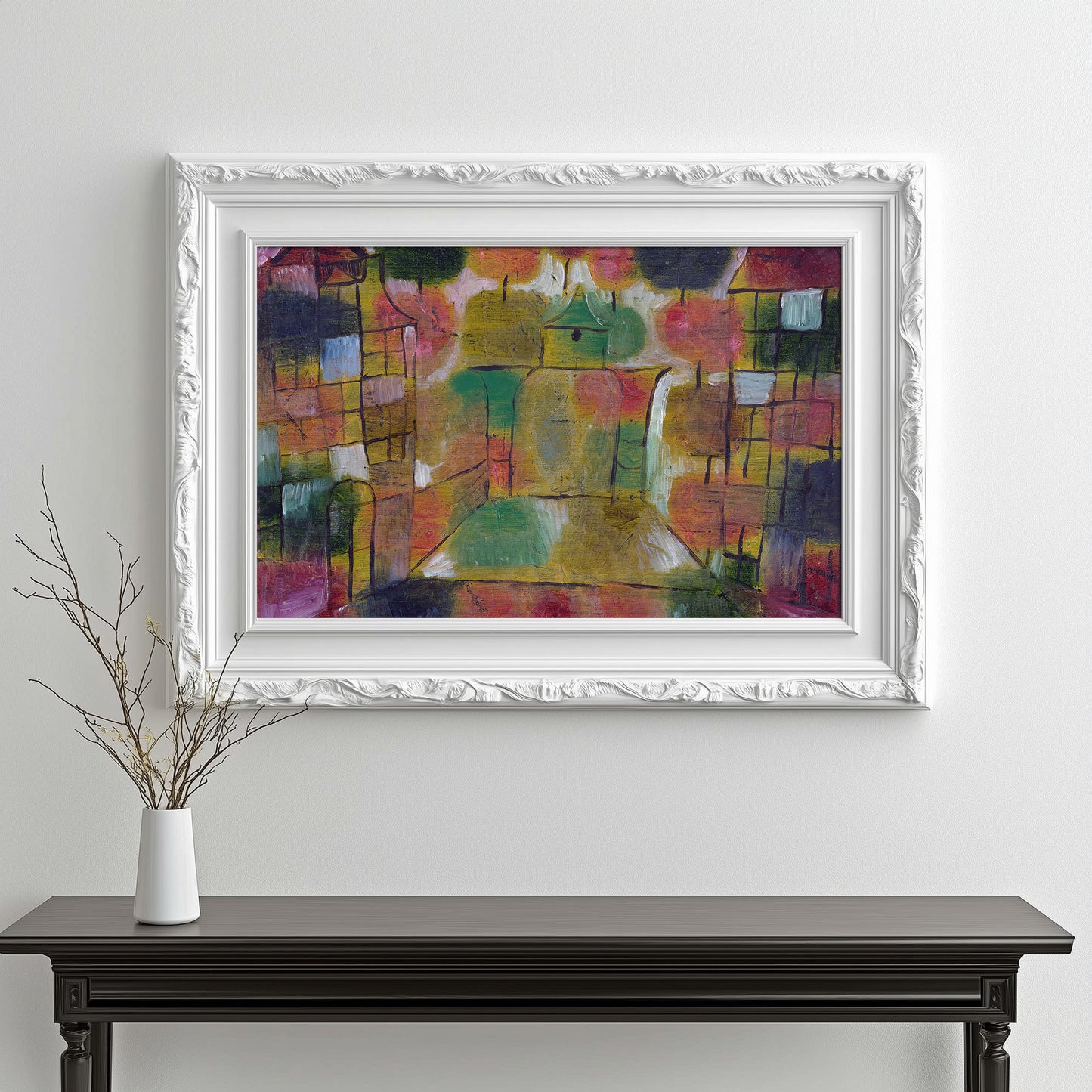 Vibrant Abstract Village